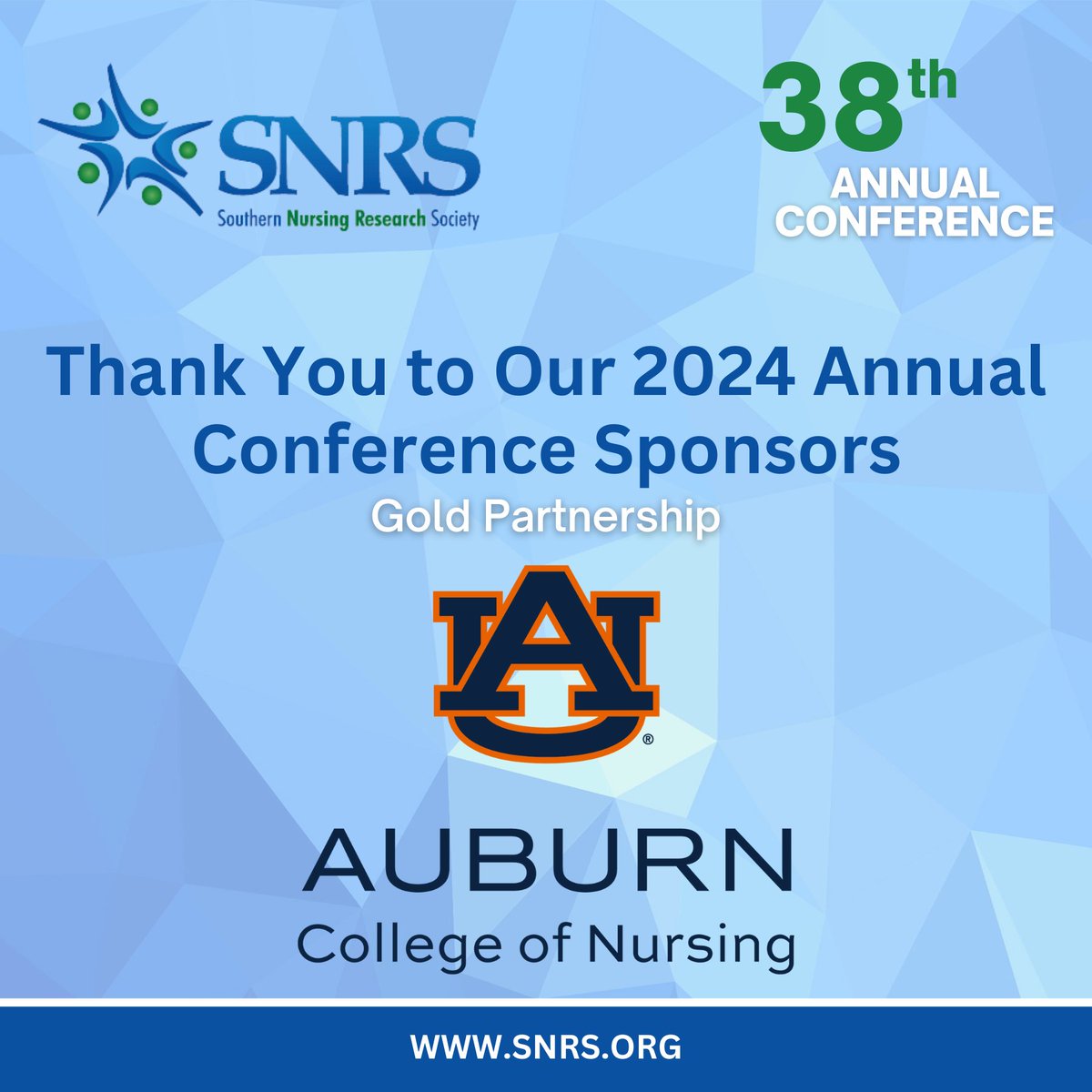 🏆Thank you to our Gold Partnership - @AUNursing1979 To learn more - cws.auburn.edu/nursing