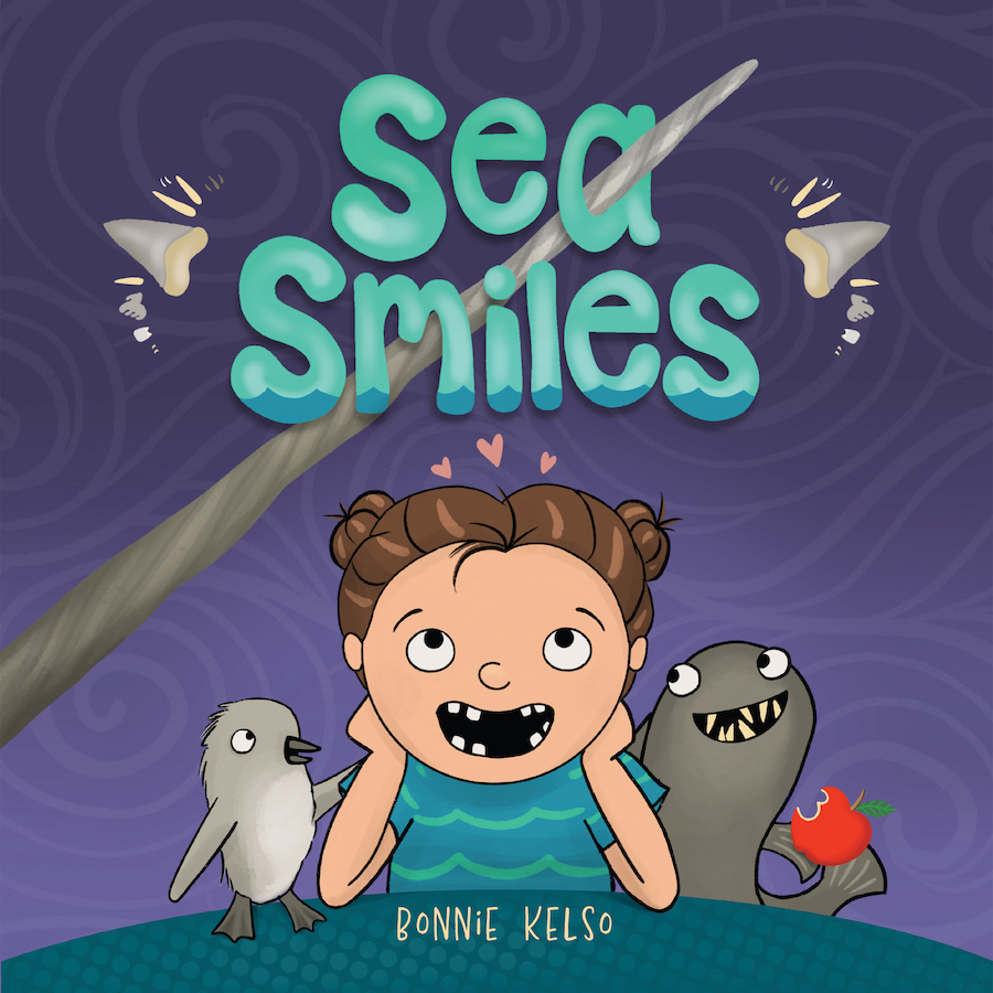 Happy Book Birthday to SEA SMILES, by author-illustrator @bonniekelso! Give the gift of smiles and grab a copy for your dentist's office waiting room, your child's classroom teacher or school library in honor of Children's Dental Health Month!