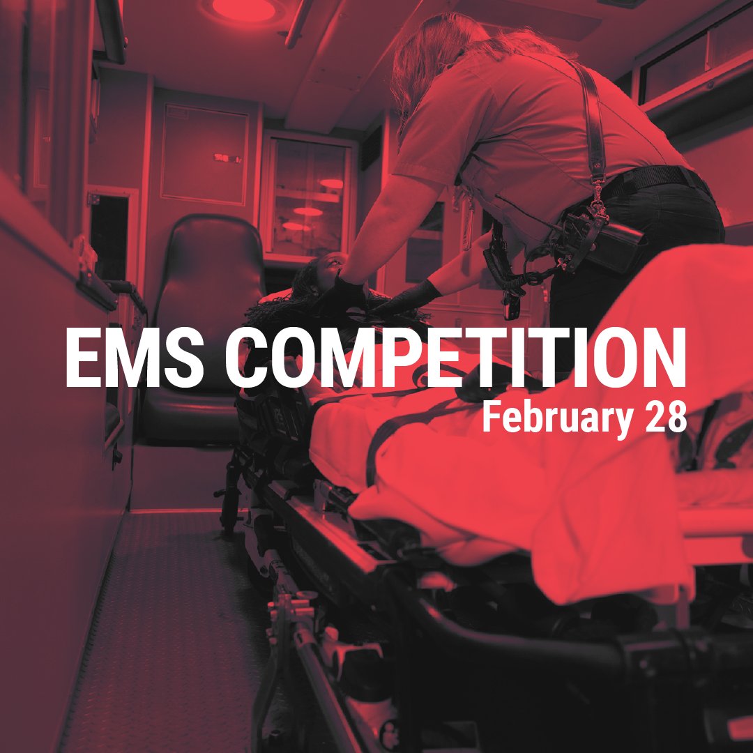 Are you ready to take your prehospital expertise to new heights? Join us for an EMS Learning & Competition Event! To register, visit bit.ly/3SJAr6L 🚑 🚒 💥