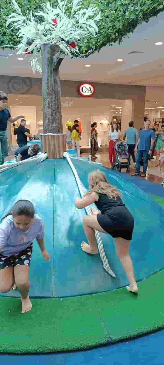 Having good time with the kids