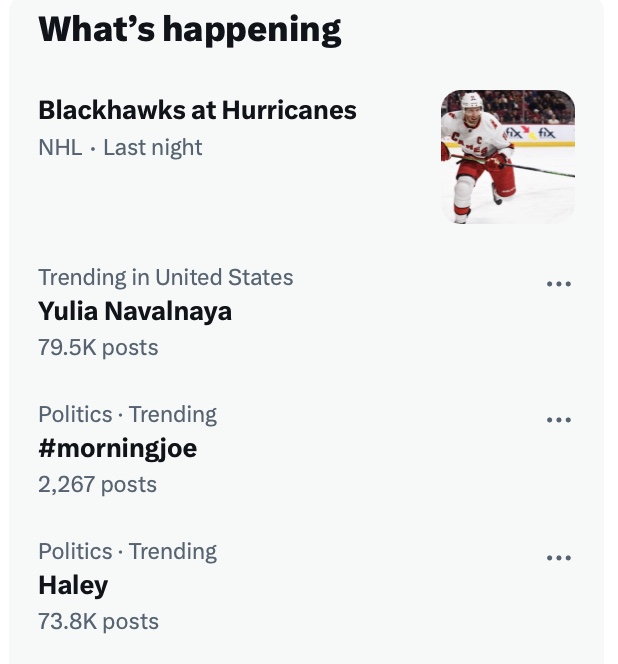 GeoffBrown82's tweet image. Trending in the United States . . . Yulia Navalnaya! You can't silence the voice of freedom. Try it and it comes back a thousand times stronger. #AlexeiNavalny #JuliaNavalnaya