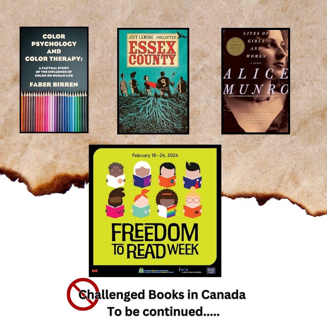 Our #FreedomToRead is more at risk than ever before! This year marks the 40th anniversary of #FTRWeek and we are celebrating intellectual freedom in all its forms. Every day this week, we will be highlighting resources from our collection that have been challenged in 🇨🇦