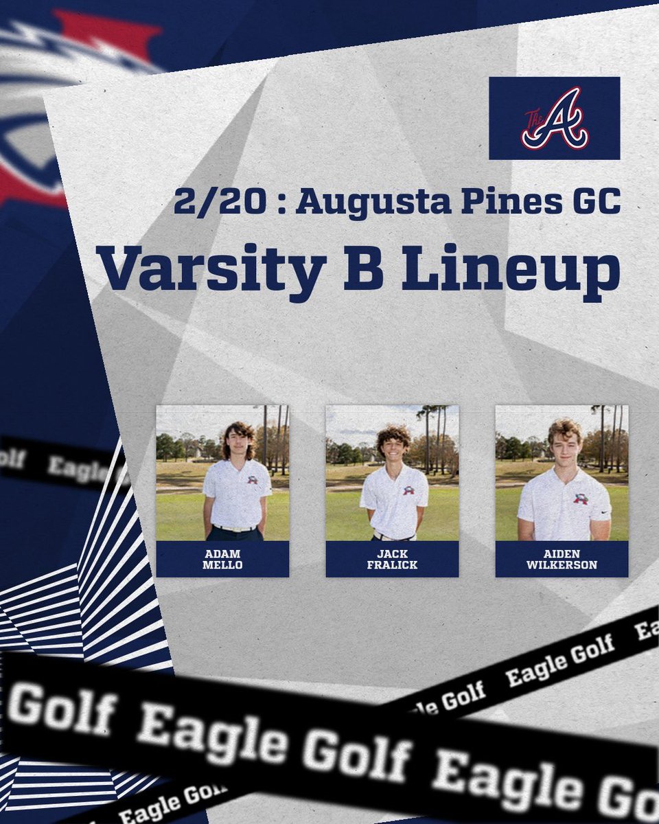 It’s a great day to have a great day. Our Varsity A and B are getting after it at Augusta Pines in the Millard Roth Memorial Tournament. 🅰️🦅⛳️ #EagleGolf #AtascocitaGolf #AHS #AtascocitaHighSchool #The🅰️ @AHSASBC @HumbleISD_Ath