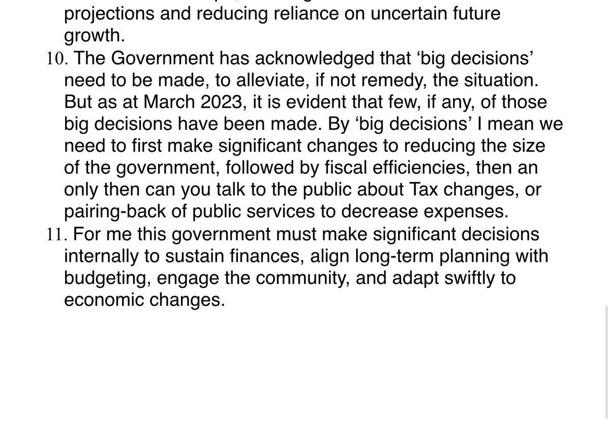 Part 2 of my response to the 2024/2025 Budget (excuse any “american spelling” it’s my comp)
