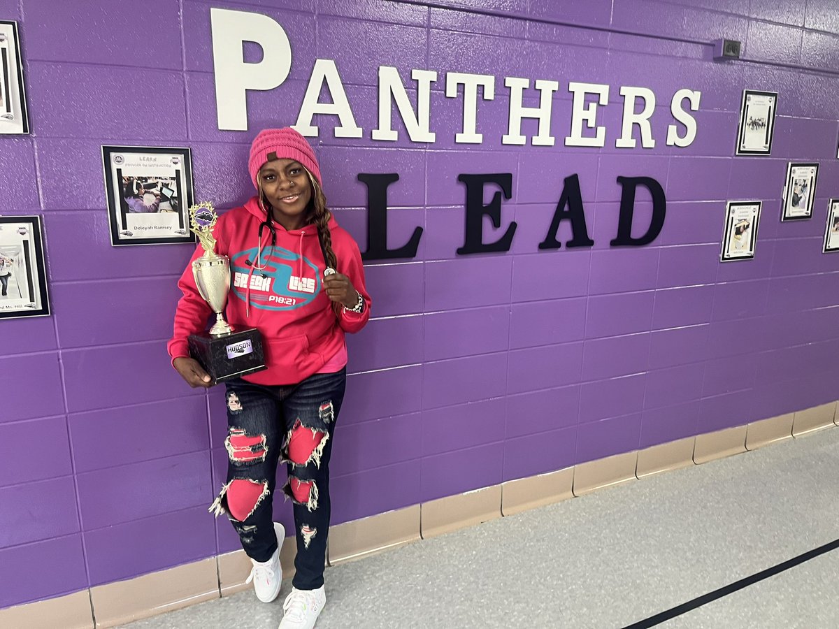 Congratulations to our Panther of the Week, Nurse La’Toya!🖤💜🖤 #PanthersLEAD