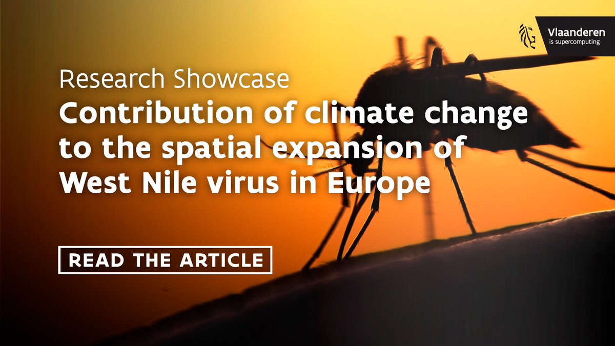 ⚡️RESEARCH SHOWCASE 🌍 New #research reveals the role of #climatechange in the spread of West Nile Virus in #Europe! 🦟 The #study, with #support from VSC, uncovers how #environmental shifts contribute to this emerging public #health threat. ➡️ vscentrum.be/post/contribut…
