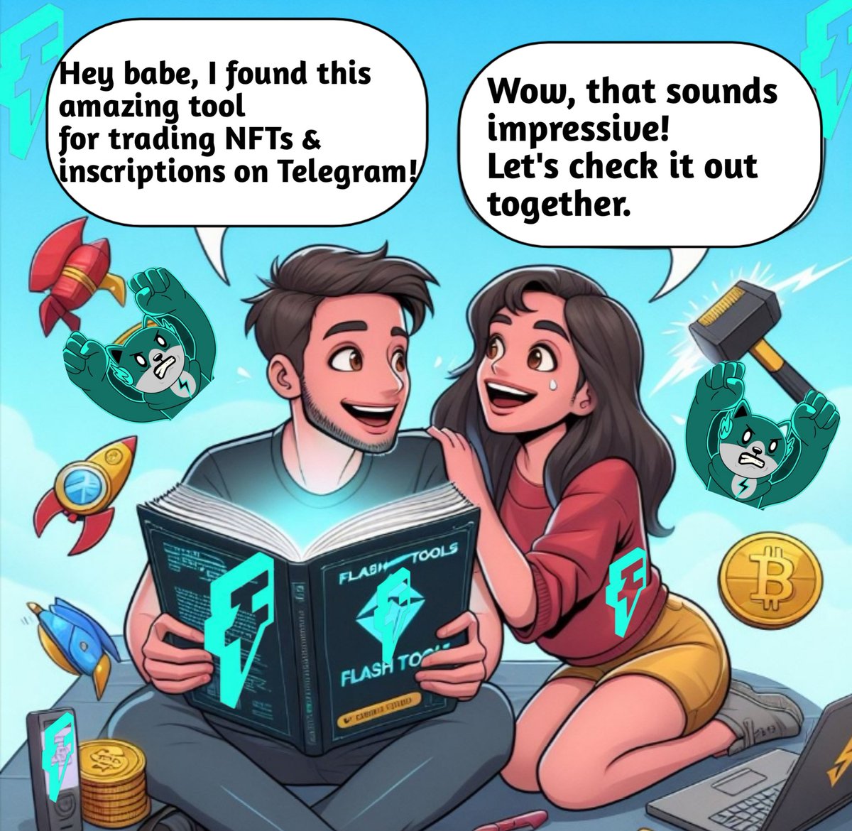 deenarh07's tweet photo. ☳☳☳☳☳☳☳☳☳☳☳☳
☴ @flashlabs_SG⚡️☴
☵☵☵☵☵☵☵☵☵☵☵☵
Get ready for the ultimate trading experience with #FlashTools! Revolutionize your trading game on Telegram with lightning-fast speed. #FLASH - Because every second counts!"
#FLASH #FlashTools
MEME⤵️⚡️🔦 https://t.co/PX5S5m9chj