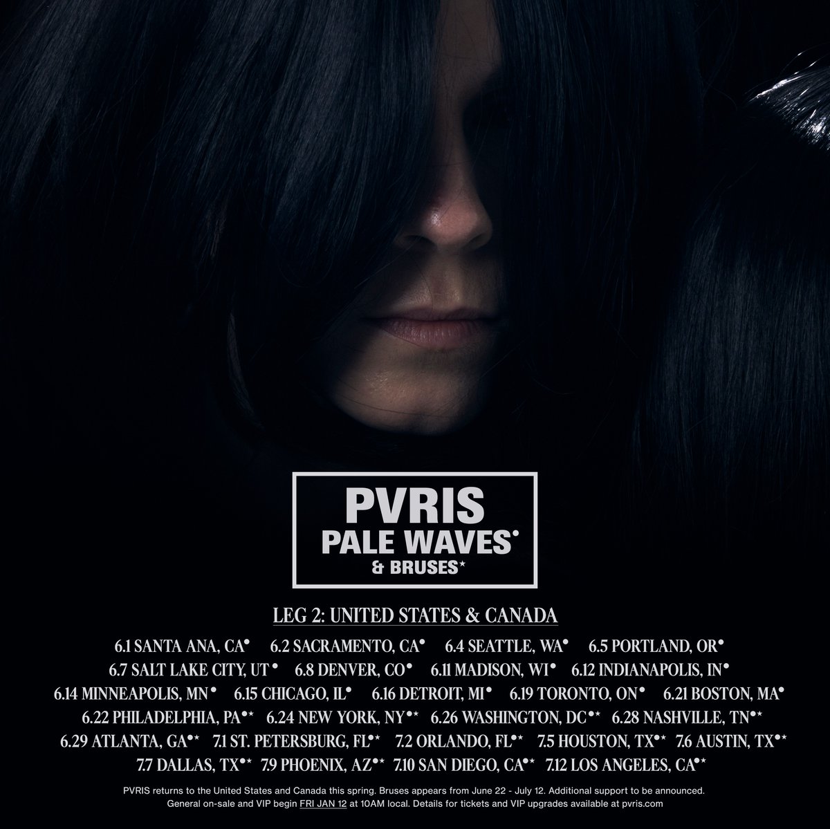 PVRIS tweet media