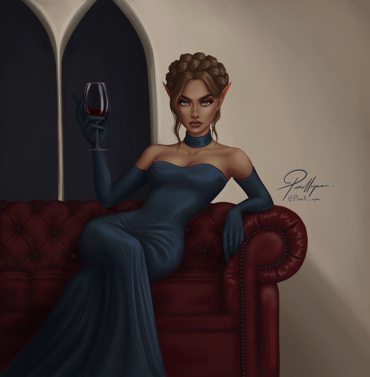 Nesta Archeron Fanart from A Court of Thorns and Roses series 🥀

#acotar #acosf