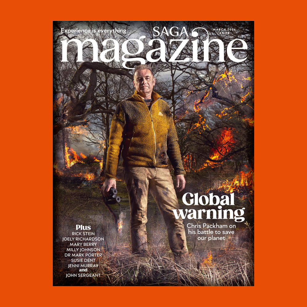 SagaUK's tweet photo. The March issue of #SagaMagazine is here, and our thought-provoking cover features @ChrisGPackham who reveals how his battle to save the planet has left him fearing for his life #experienceiseverything
📷: Dan Burn-Forti https://t.co/0iNyFG3dwP