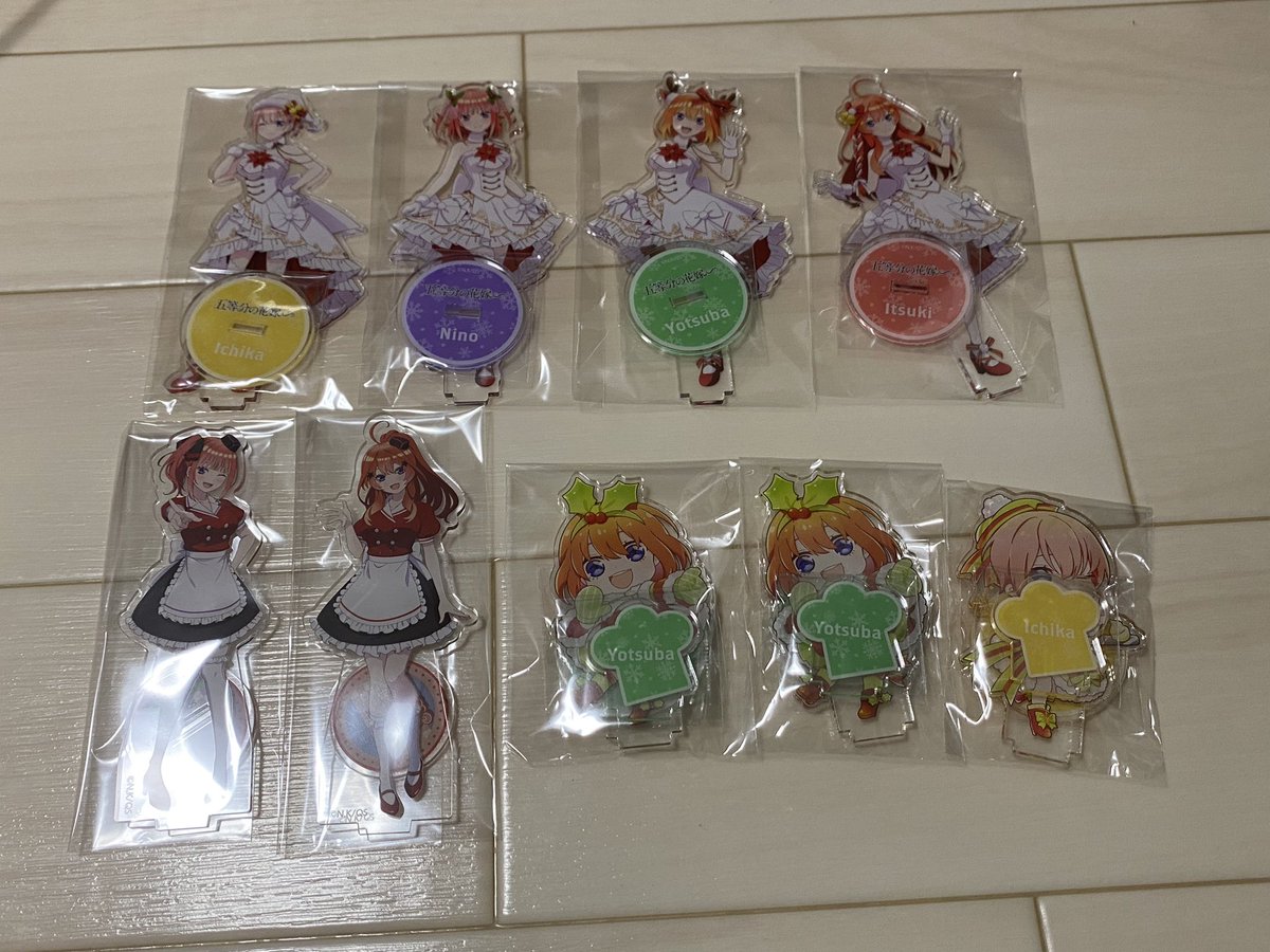 m93992879's tweet photo. 五等分の花嫁 交換 譲渡

求 三玖ちゃん or 定価

譲 お写真のもの

お声掛けお願い致します🙇‍♀️ https://t.co/2F0BMjo5v3