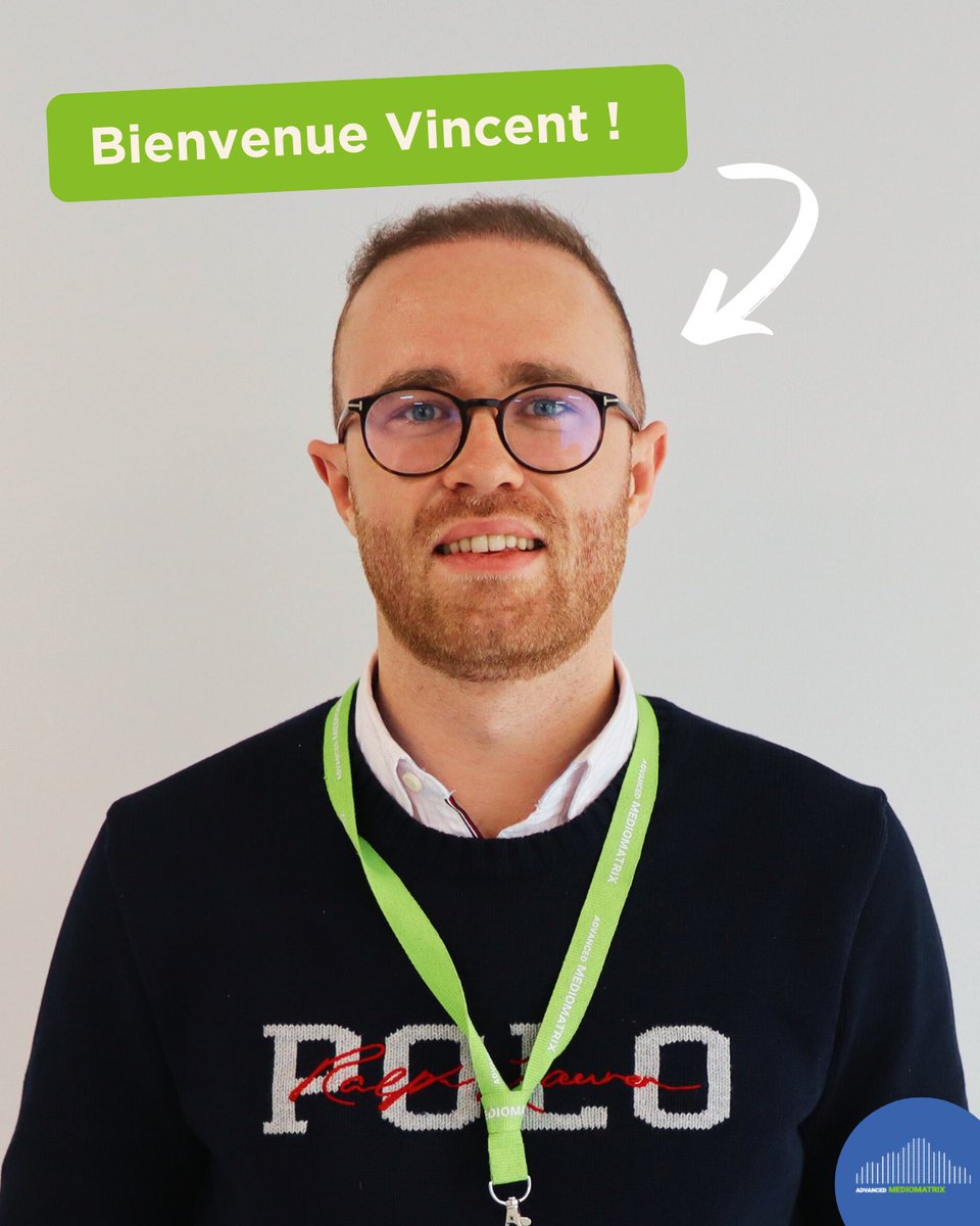 Bienvenue à Vincent ! 🎉

Nos équipes sont très heureuses d’accueillir Vincent dans l’aventure Advanced MedioMatrix en tant que Commercial !

Vincent renforce notre équipe commerciale et sera en charge de développer de nouveaux beaux projets cette année !🤗