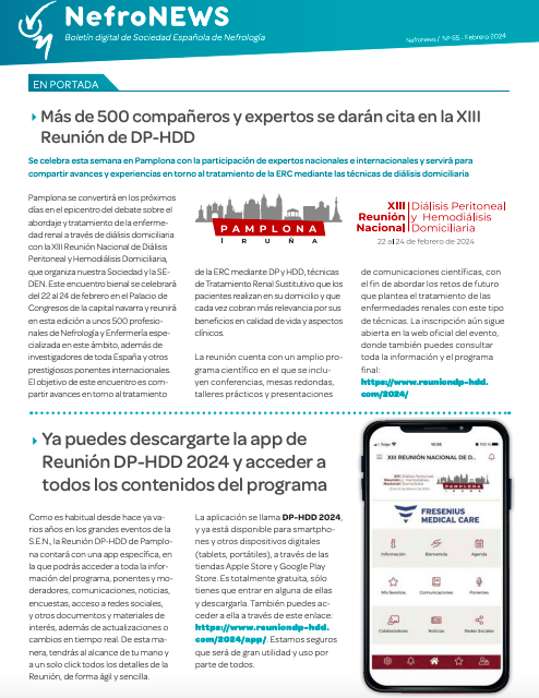 💥Entrevista a la Dra. María Fernanda Slon <a href="/mf_slon/">Maria Slon</a>, Presidenta del Comité local de la Reunión Nacional #DPHDD24 junto a <a href="/itzi_bueno/">Itziar Bueno</a> <a href="/SEDENenfermeria/">SEDEN</a> senefro.org/contents/webst…
📍¡Nos vemos en Pamplona este jueves 22! reuniondp-hdd.com/2024/