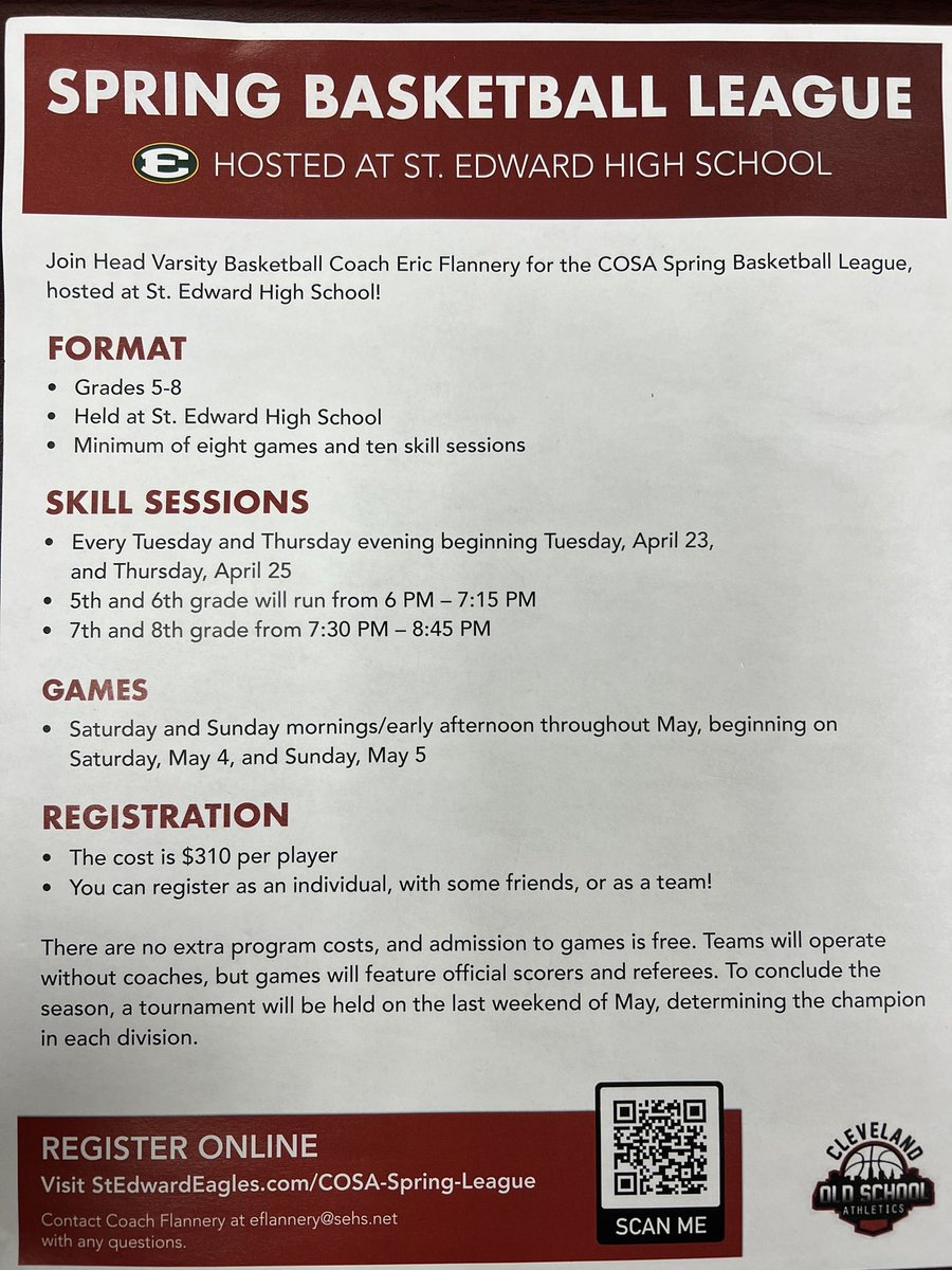 We are once again offering our spring leagues to boys and girls! Please see the information flyers below! This is a time effective and cost effective alternate to take advantage of in the spring time! We look forward to working with your sons and daughters!