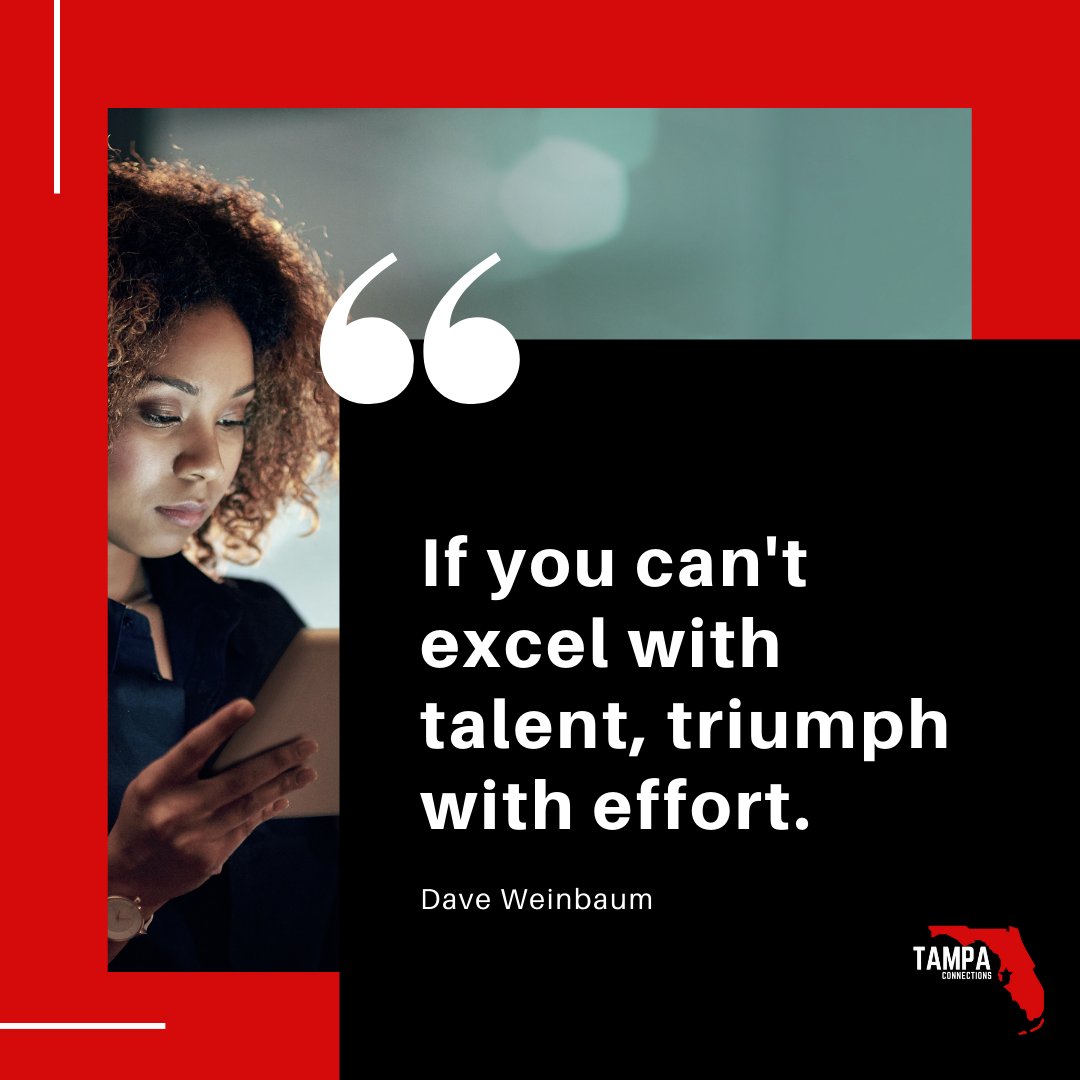 Where talent ends, effort begins its journey. 💪

#success #inspiration #motivation #quotes #motivationalquotes #motivate #motivateyourself #inspire #business #inspireyourself #positivity #quoteoftheday #tampaconnections