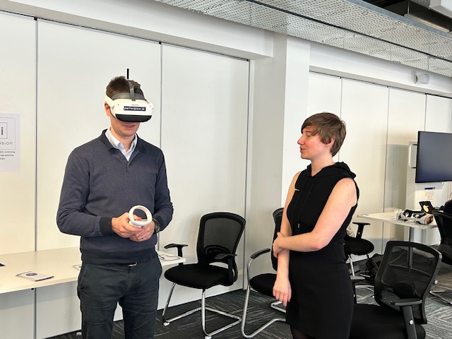 UCLPartners (@uclpartners) on Twitter photo We had a great internal learning event today to build a shared understanding about extended reality (XR) technologies.
Thanks to all involved!
@Round_Midnight1, <a href="/PhaseSpaceVR/">Phase Space Ltd</a>, <a href="/PeiliVision/">Peili Vision</a>, Tycho MedLink, <a href="/apoQlar/">apoQlar</a> & Keidimi We had a great internal learning event today to build a shared understanding about extended reality (XR) technologies.
Thanks to all involved!
@Round_Midnight1, <a href="/PhaseSpaceVR/">Phase Space Ltd</a>, <a href="/PeiliVision/">Peili Vision</a>, Tycho MedLink, <a href="/apoQlar/">apoQlar</a> & Keidimi