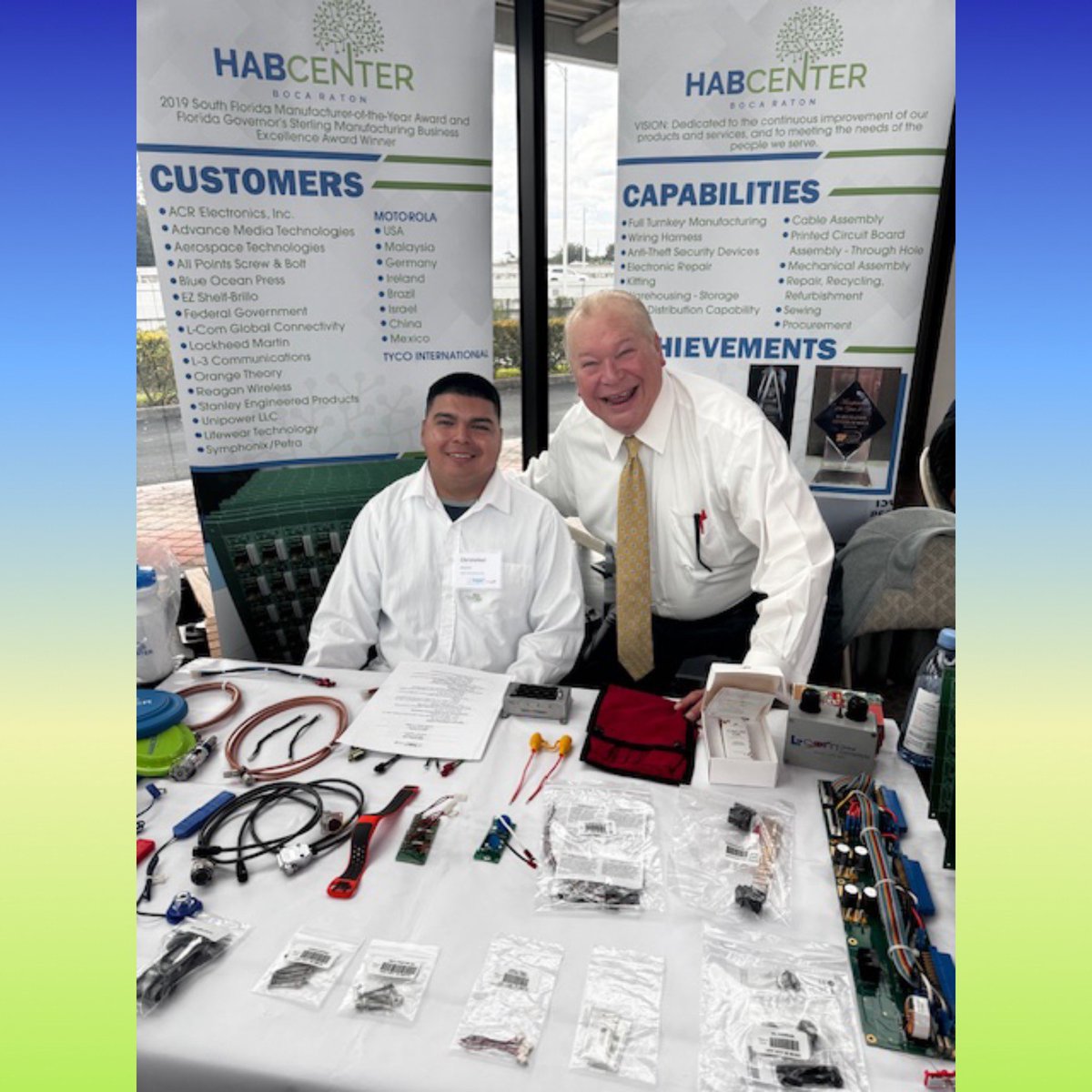 HabCenter’s HabCo Manufacturing team and HabCo client, Chris, attended SFMA’s 2024 Safety Fair. This valuable event was a great opportunity for insights and networking. Our booth proudly showcased the remarkable work undertaken at our manufacturing center!