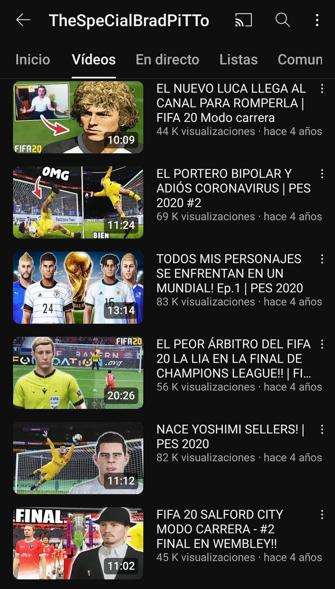 Como me gozaba los vídeos de este tío 🥺🥺

Prime indiscutible de Modo Carrera Yt.