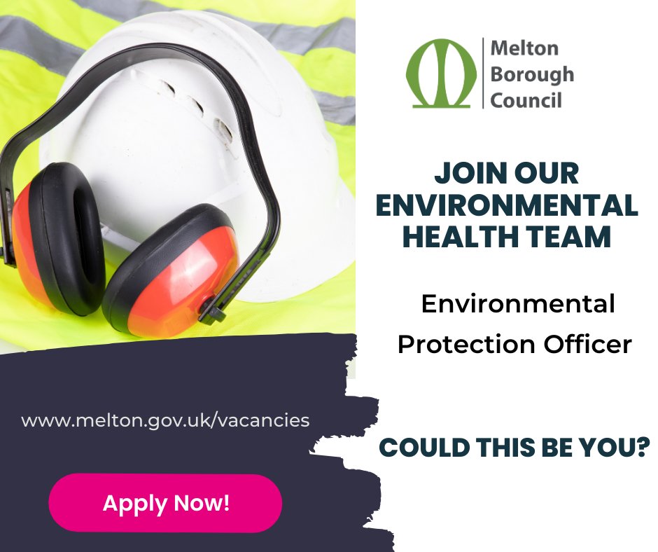 We have a vacancy for a permanent Environmental Protection Officer. Find out more and apply at ow.ly/Zx3S50QFBXJ . Have a disability? A reservist? A veteran? See ow.ly/CVCR50QFBXK for our guaranteed interview info. Closes: 12 Noon, Tuesday 12 March 2024