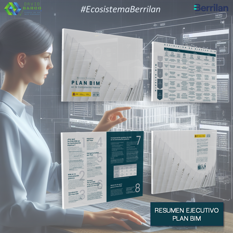 📢 Un recurso interesante #PlanBIM en la #ContrataciónPública en España es el documento resumen de las claves de la estrategia aprobada el pasado 27 de junio por el Gobierno de España.

El objetivo del Plan es ir introduciendo progresivamente el uso de #BIM en los contratos