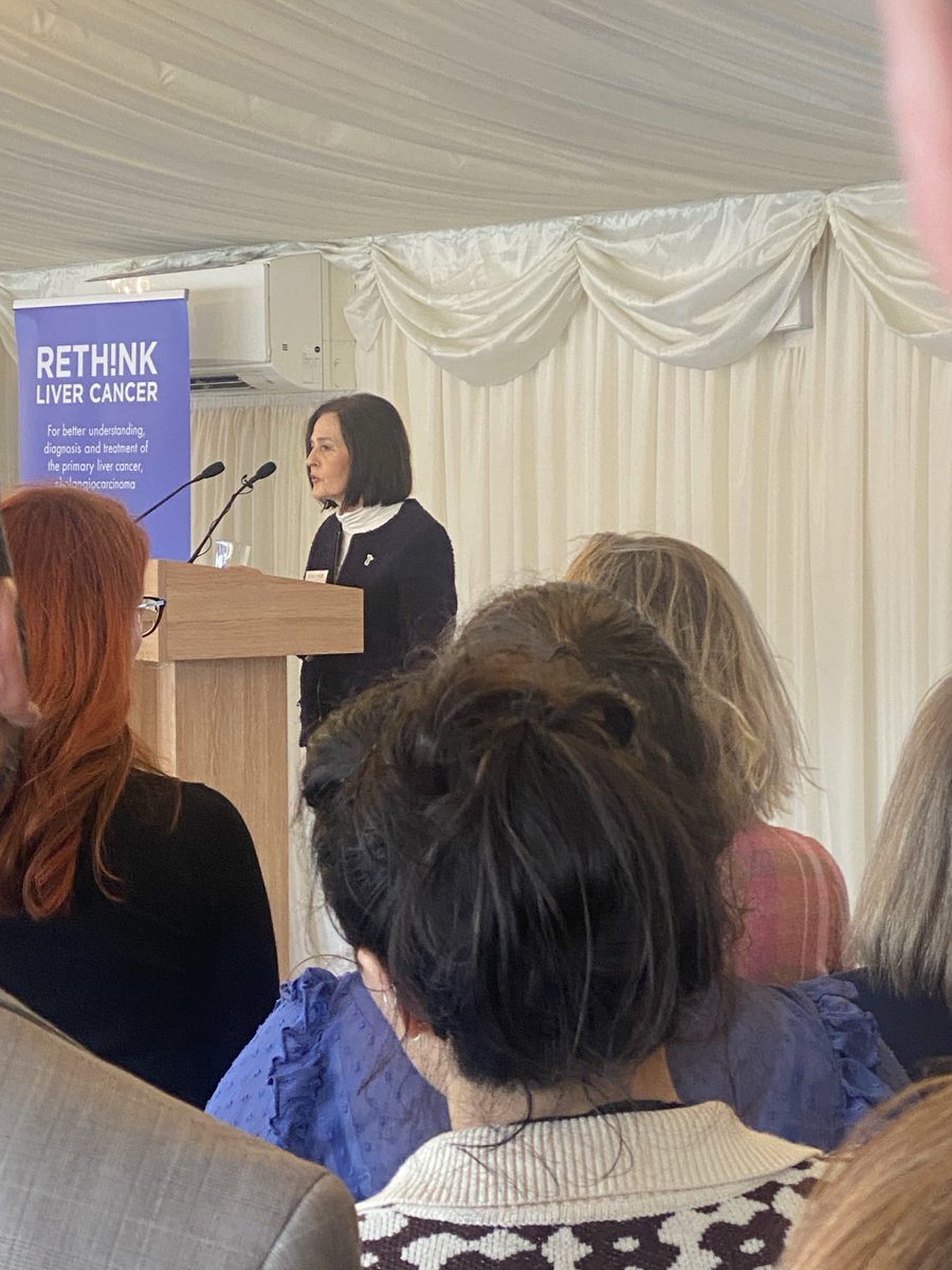 Helen Morement CRO and Founder of ⁦@CharityAMMF⁩ talking about bile duct cancer at the House of Commons #rethinklivercancer