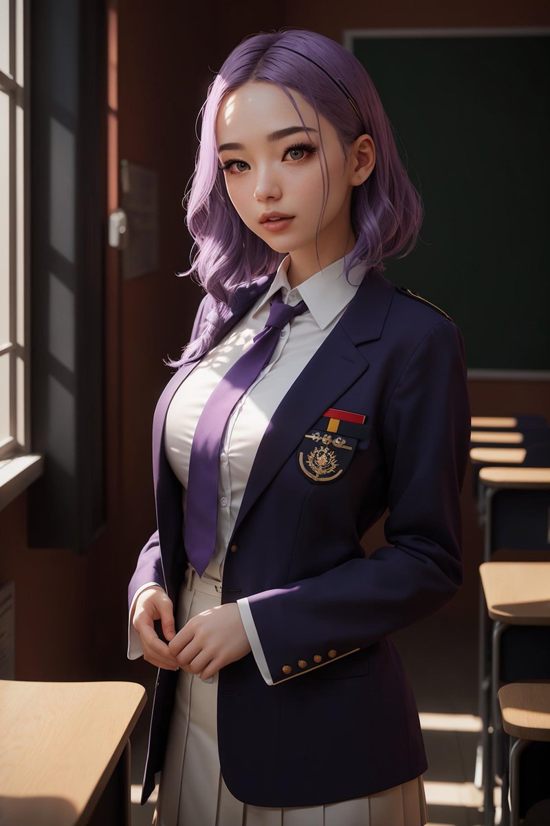 School girls 10, part 3
#aiartgallery #AIartist  #aigirls #schoolgirls #whitehair #aiartworkcommunity #aiartworks #orandehair #purplehair #sliverhair #aiart #aiartcreator #aiartcommuity #aigeneratedimages #aiartlove #aiartdrawing #magicai #aiartsociety #aidrawing #aigeneratedart