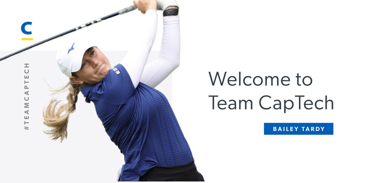 CapTech_Tweets's tweet photo. We are excited to announce that @LPGA professional Bailey Tardy is joining the company’s Golf Ambassador team! #TeamCapTech
Read the press release: https://t.co/EmQI3zLQ2M https://t.co/8hD6mDIEbY