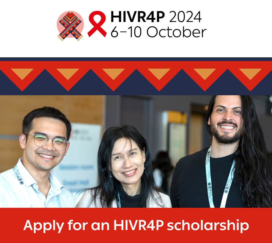 ✴️ #HIVR4P2024 scholarship submissions are open! You are eligible if you are at least 18 years old on 6 October 2024, and working, volunteering or studying in the area of #HIV prevention and require support to attend. 🖱️ Find out more at hivr4p.org and apply today!