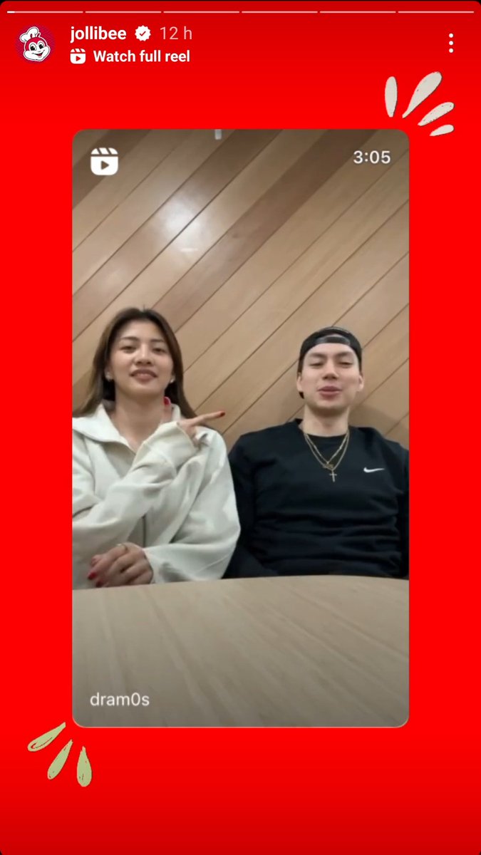 BIDA ANG SAYA. Dedma sa nega. 🥰🤣🍗🍔🍝
#SharetheJoyofLove #MyKwentongJollibee
#KKDwightxJollibee

Watch full video on:
📍KKD's Tiktok vt.tiktok.com/ZSFMPWj5k/
📍Dwight's IG instagram.com/reel/C3ZJ191P5…