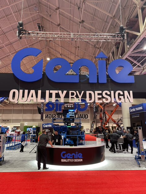 TerexCorp's tweet photo. πVisit the @GenieLift at @ARARentalShowteam, booth 5339 and explore:
πΉ The reliable GTHβ’ telehandler family
πΉ The new Genie VR MEWP training program
πΉ Genie Genuine Parts offerings
Plus, enter the contest for a chance to win a new GTH-5519!#ARAShow #Electrification https://t.co/hM75tbadXo