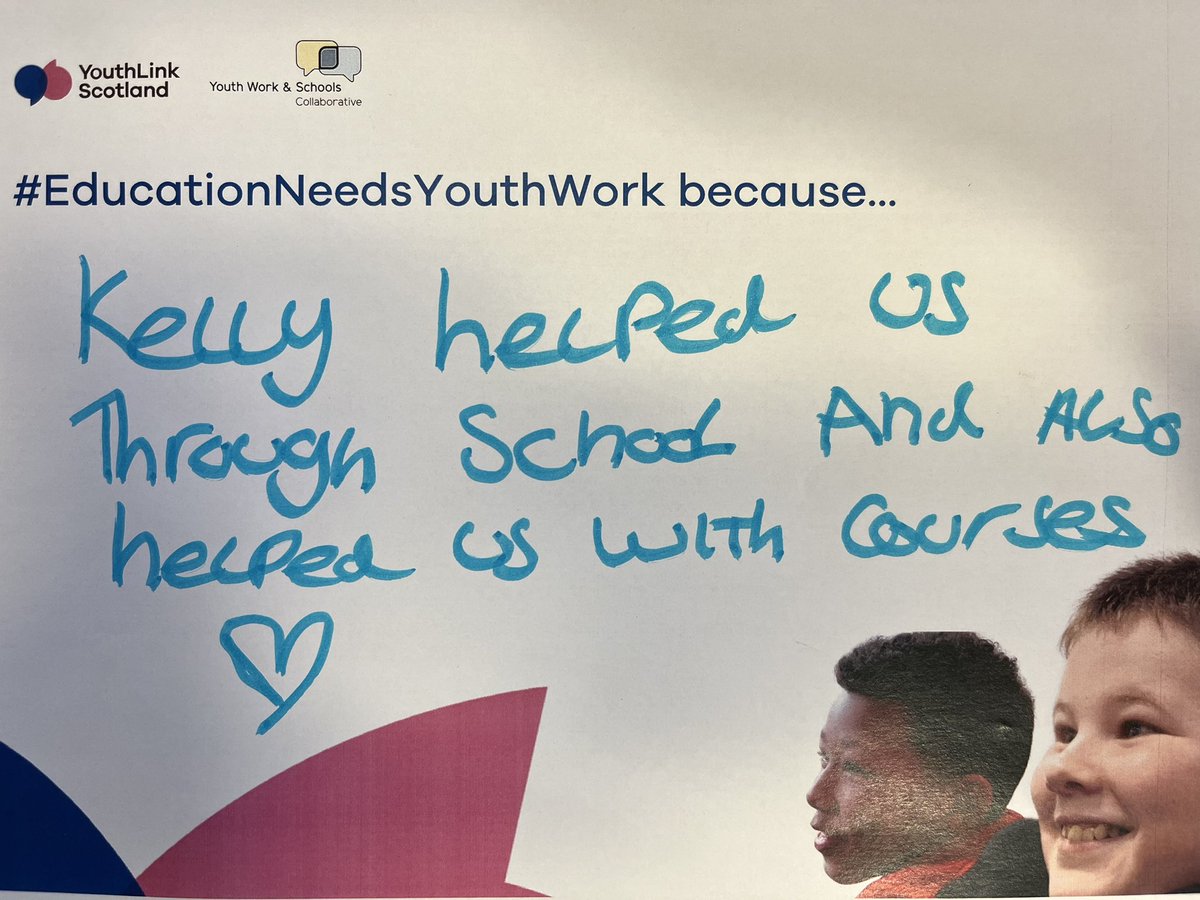 Youth workers based in schools to improve young people’s lives by supporting mental health and wellbeing, building on social and emotional skills, to enable them to reach their full potential in their academic, personal and adult life @GovanHighSchool #EducationNeedsYouthWork