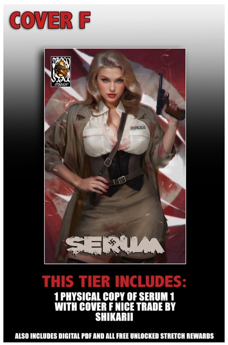 Just added our newest cover and more on our SERUM Kickstarter. Click the link and check it out! 
#Kickstarter #indiecomics #comicbooks #dracostarstudios 

kickstarter.com/projects/crown…
