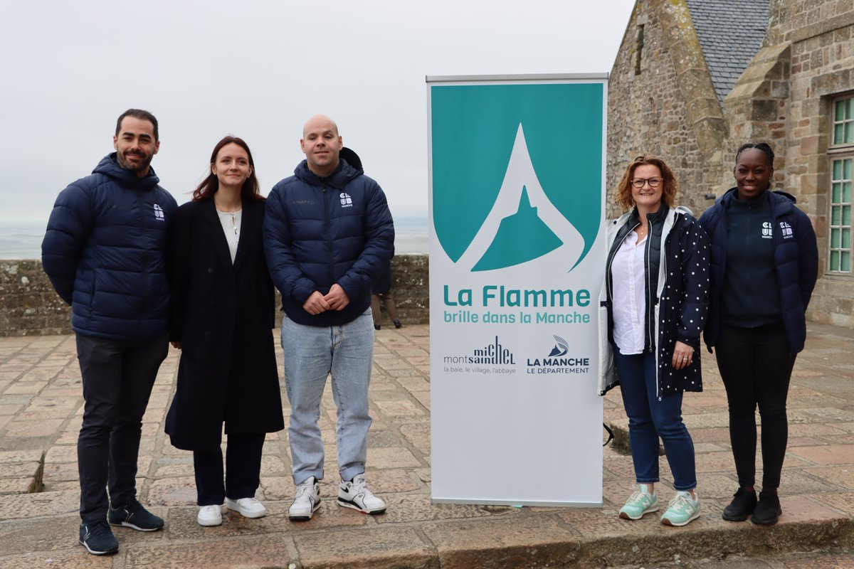 JeanMorin_CD50's tweet photo. J-100 avant un événement historique dans #LaManche! La flamme olympique s'apprête à illuminer notre département, reliant la @VilleCherbourg au @EPMontStMichel. Un moment de fierté et d'unité. Préparez-vous à soutenir nos incroyables #relayeurs qui porteront la flamme de l'espoir. https://t.co/BXdaJS1ovS