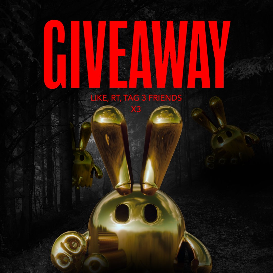 👻 BOO! GOLD GIVEAWAY 👻

Chase the chance to win a legendary toy, currently on sale for gold 🚀 3 toys will be given away

How to take part?
❤️ Like
🔁 Retweet
💬 Tag 3 friends in the comments

🎁Results in 24 hours!