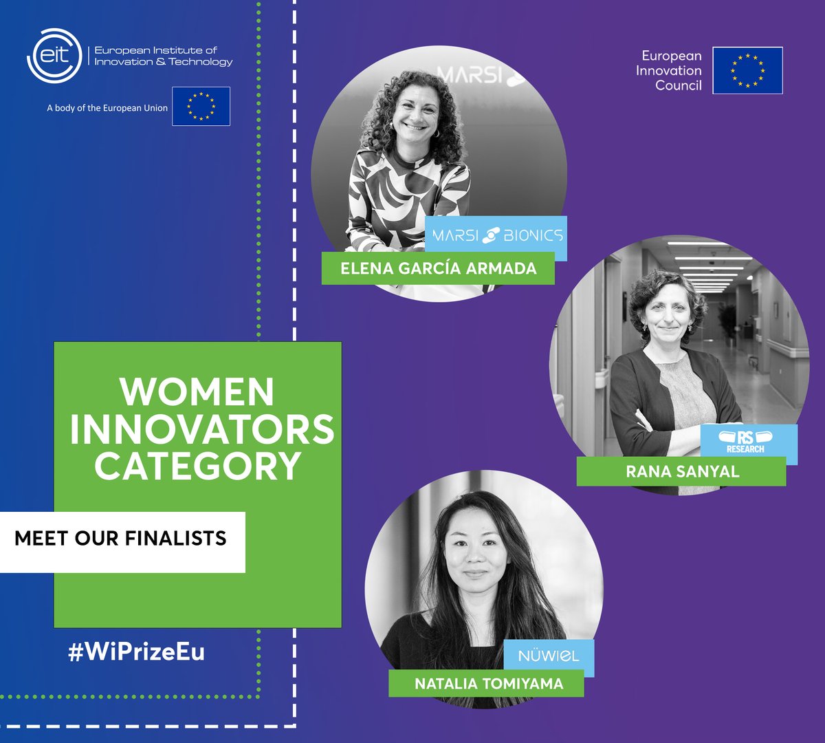 👏 A huge round of applause for the EU Women Innovators Prize finalists 👏Congratulations and thank you for your inspiring work. Learn more about the finalists and their projects: youtube.com/watch?v=xgjln0…

#WomenInSTEM #INNOVEIT