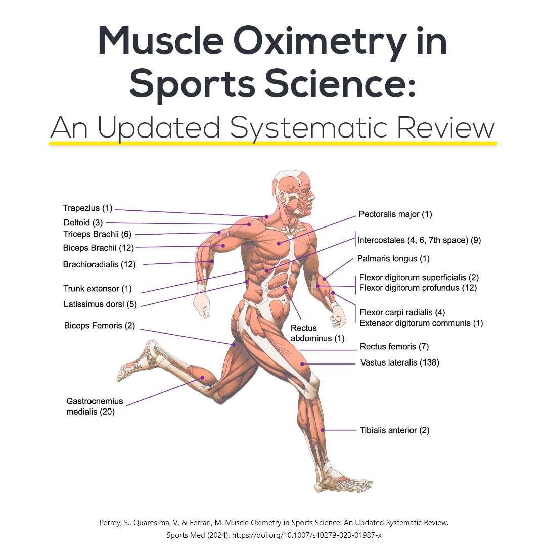 Artinis_MS's tweet photo. A recent review by Perrey et al. (2024) provides an updated look at how NIRS can measure muscle oxygenation non-invasively.
For more details, check out the full article 🔗 https://t.co/GQiQCRyxp0
#NIRS #SportsScience #muscleoximetry #PortaMon #systematicreview
@Marconirs52 https://t.co/dhes4wMnRG