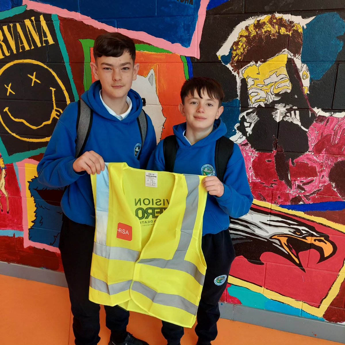 Ardgillan College Climate Action (@ardgillanca) on Twitter photo Do you walk or cycle to school?
Our Green Schools Committee are distributing 150 free hi vis vests to students who walk, cycle or scoot to school (or anyone who wants to start).
<a href="/RSAIreland/">RSA Ireland</a> <a href="/GreenSchoolsIre/">Green-Schools</a> #besafebeseen #climateaction Do you walk or cycle to school?
Our Green Schools Committee are distributing 150 free hi vis vests to students who walk, cycle or scoot to school (or anyone who wants to start).
<a href="/RSAIreland/">RSA Ireland</a> <a href="/GreenSchoolsIre/">Green-Schools</a> #besafebeseen #climateaction
