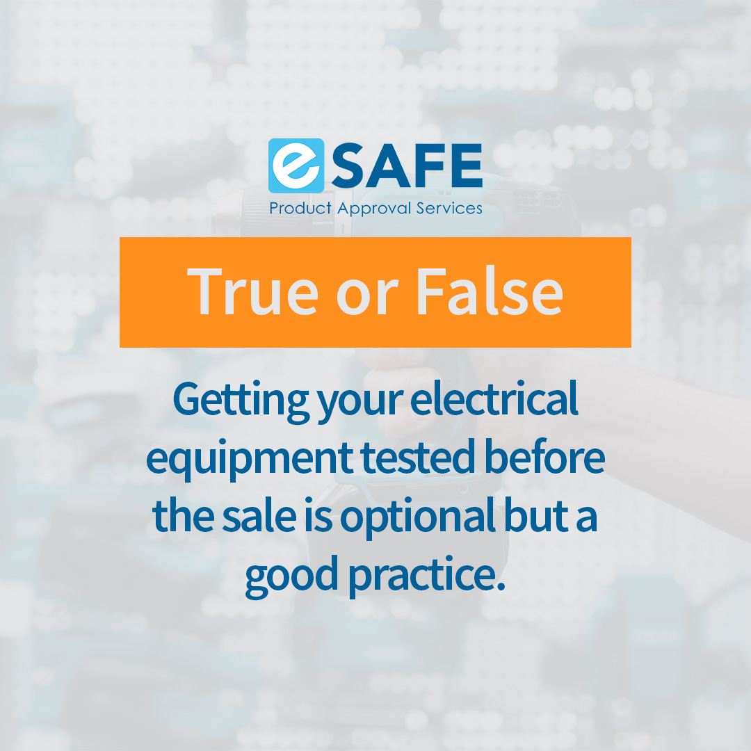 #TechTalkTuesday
FALSE!

Some tests are MANDATORY for your equipment to be approved for use in Canada.
That's where we come in! 

🌐 esafe.org/en/technical-t… #Trades #FieldEvaluation

#eSAFE #ElectricalSafety #ProductApproval #Electrician #SafetyStandards