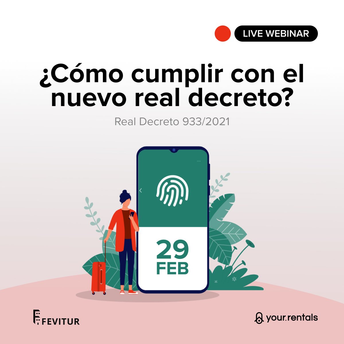 WEBINAR Gratuito en ESPAÑOL: Cómo cumplir con el nuevo Real Decreto sin complicaciones: Aprende directamente de un experto

Regístrate ahora y descubre cómo transformar los desafíos normativos en ventajas para tu negocio. 

bit.ly/3uDL3My

#webinar #RealDecreto933/2021