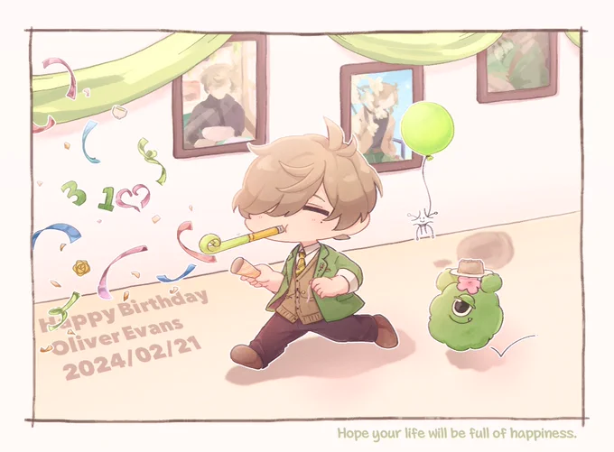 お誕生日おめでとうございます!🎂🎉
良い一日、そして良い一年を!
#オリバー研究室で誕生会2024
#絵バンス 