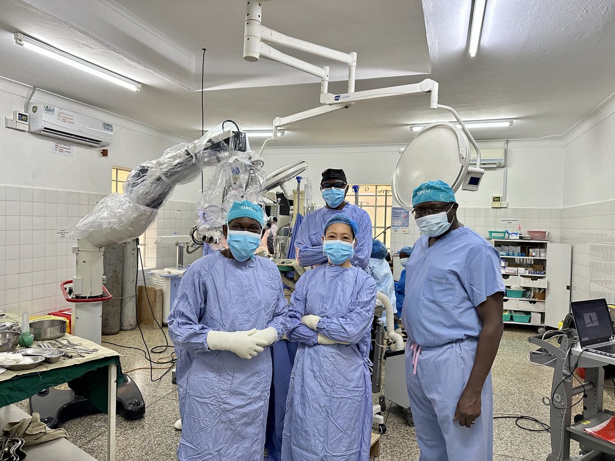 It's been an inspiring week of #EpilepsySurgery for Principal Investigator @sandi_lam, MD and her team. They've been working on their Global Health Awarded Project toward capacity building of a national #pediatric #epilepsy #surgery access program in Uganda with ⁦@CUREIntl.