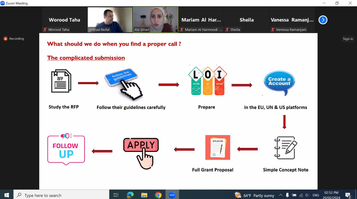 HPDC_AUB's tweet image. Day 2 success! ✔️

Explored tips for grant application success and navigating complex submission processes.
Dynamic discussions and interactive learning! 🌐✨ 
#GrantTips #PatientAdvocacy #AUB #HPDC #fundraising