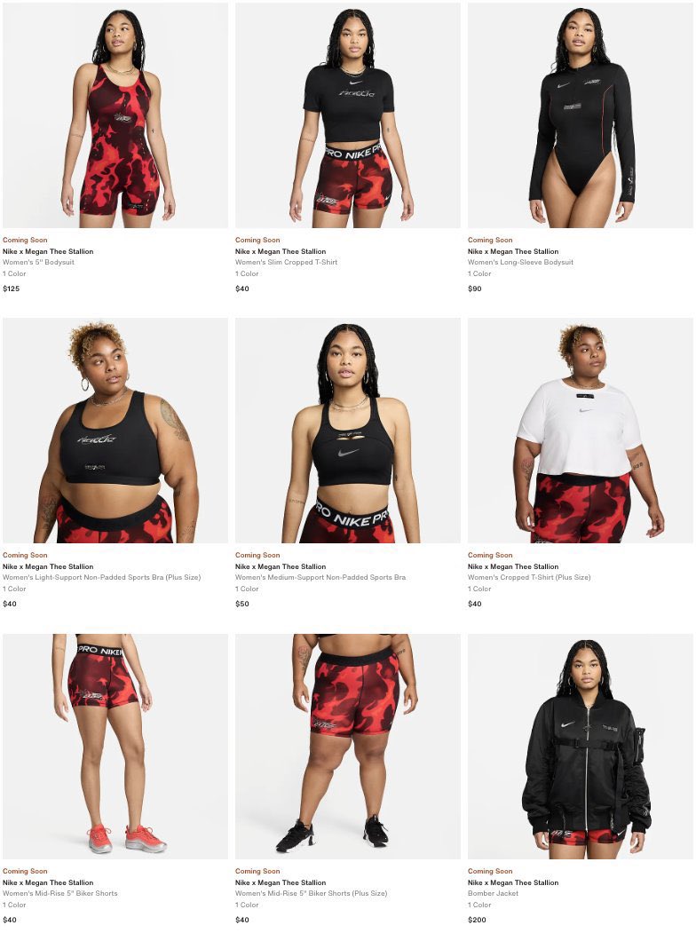 Nike x Megan Thee Stallion Women's Medium-Support Non-Padded Sports Bra.  Nike.com