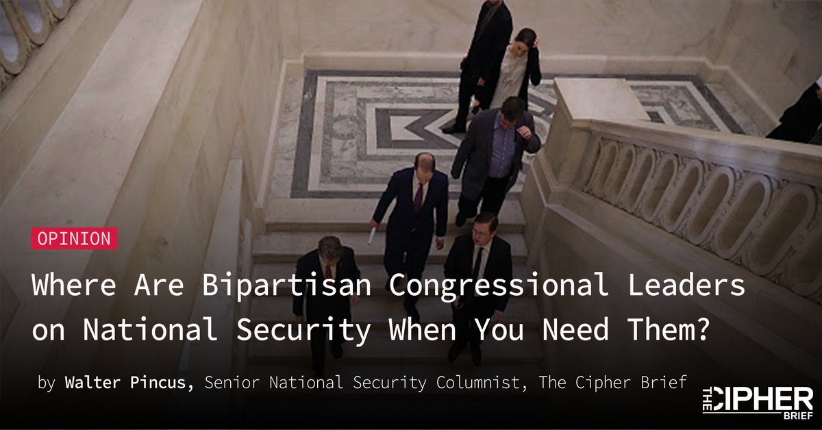 thecipherbrief's tweet image. OPINION -- "The backup of key appropriations bills means the country is facing the possibility of a legislative breakdown at home," writes #CipherBrief Senior National Security Columnist @walterpincus  

"Congressional delays have already had direct, serious effects on problems