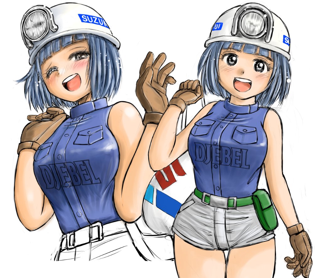 「#あなたが描く女子がみたいバイク関連女子になってしまうのは仕方ない。 」|いさかこうじのイラスト