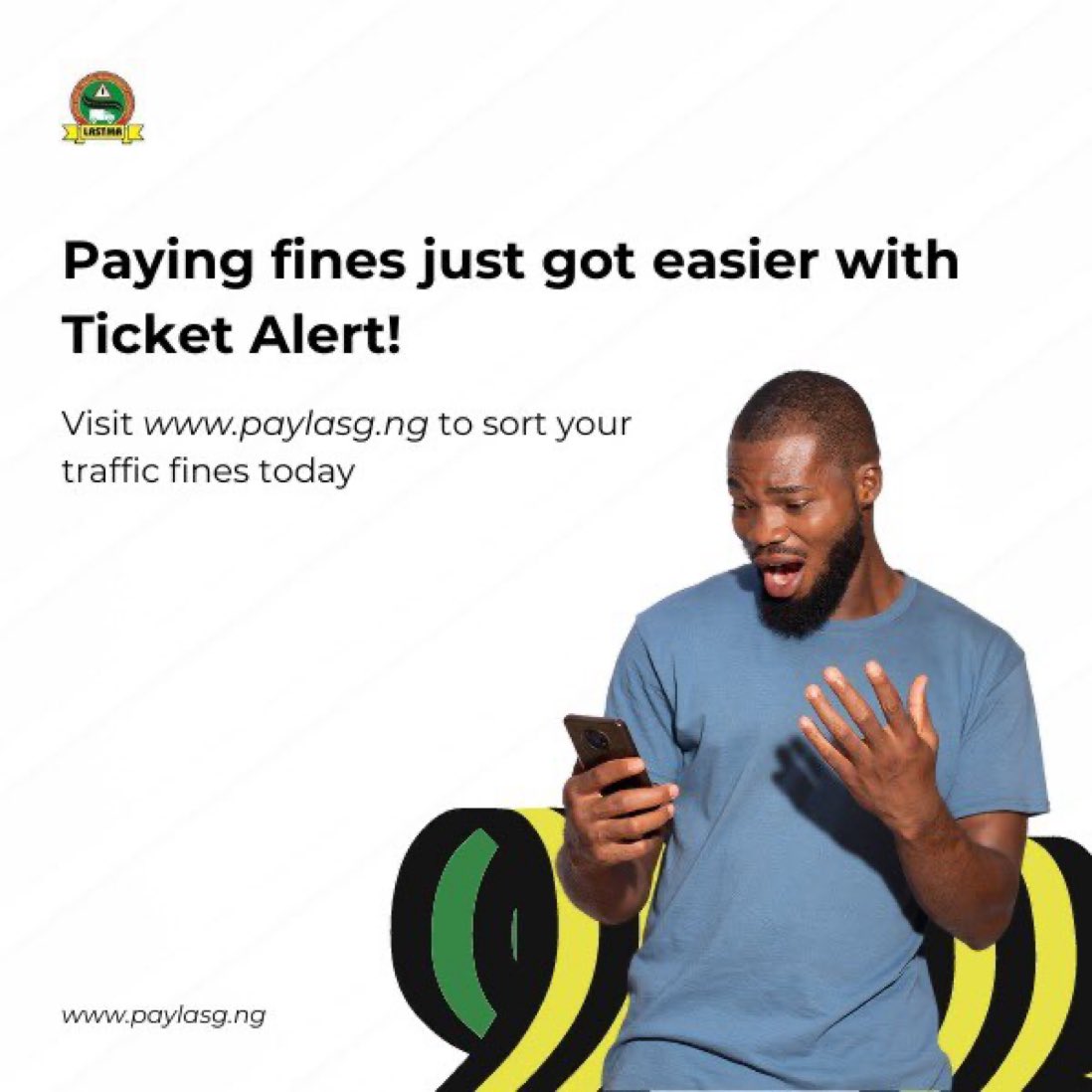 Zerahoneys's tweet image. My people  so Make sure you settle any outstanding fines within a 30-day period. 

The #TicketAlert just made the payment a lot easier. Just visit paylasg.ng