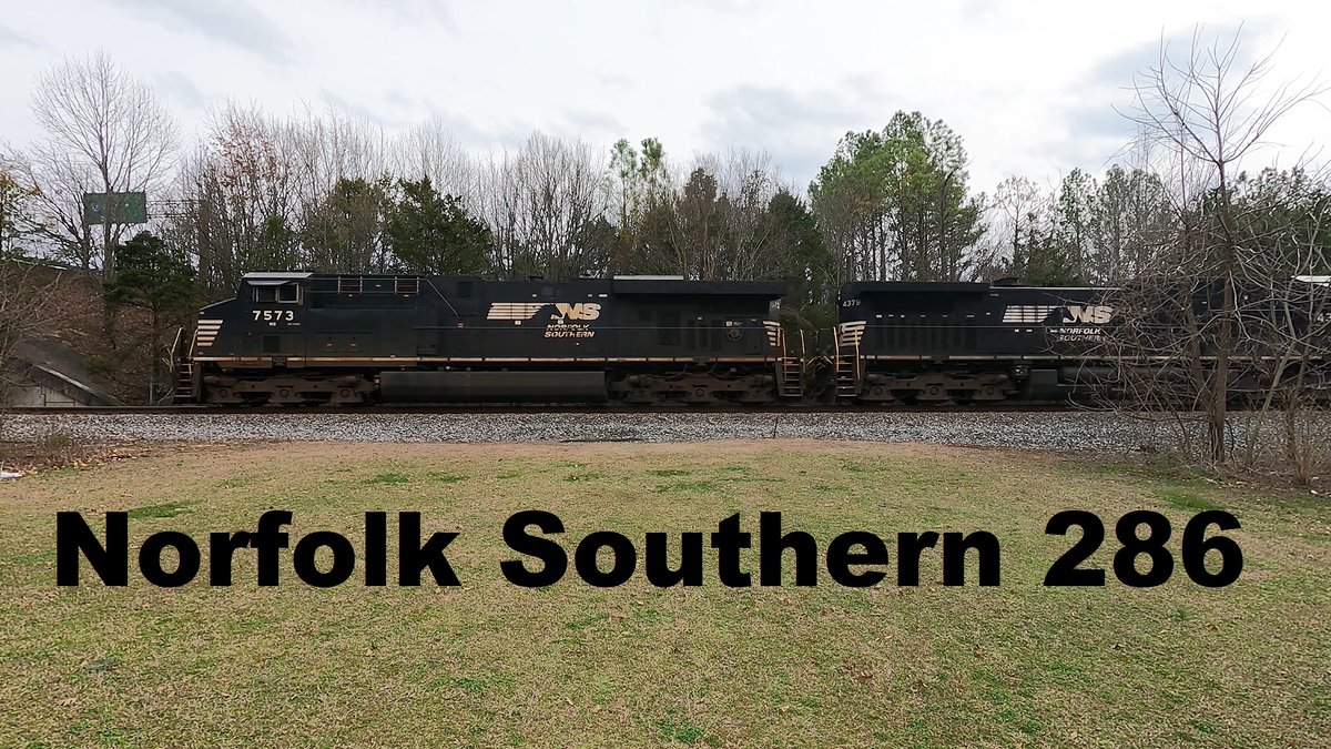 Norfolk Southern 286 with 7573 & 4379 - Containers with 1 Autorack youtu.be/xkaPZIlHJNM #NS #norfolksouthern #Huntsville #HuntsvilleAL #Alabama #TRAIN #trains #Trainspotting #Railroad #railway #railfan