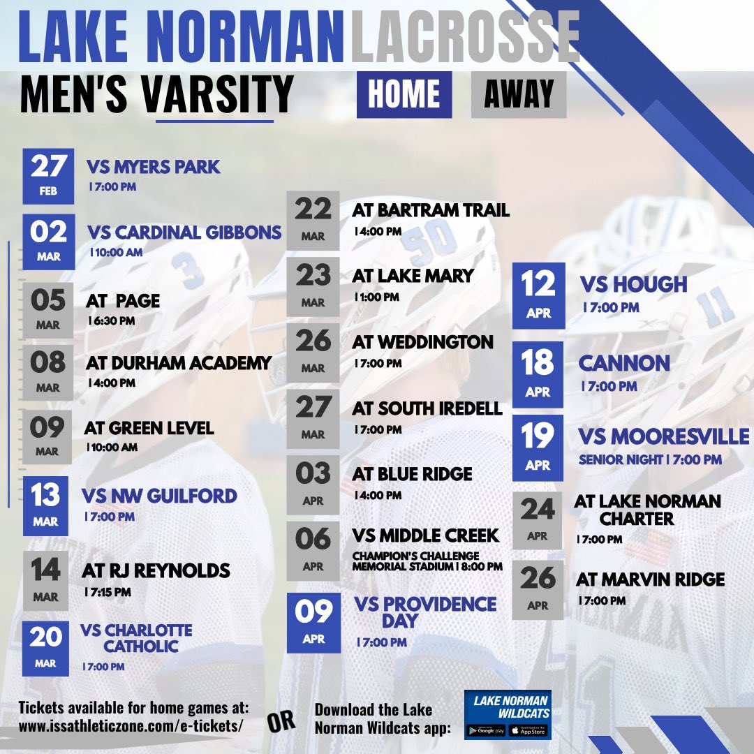 One week away from our home opener. Let the games begin!