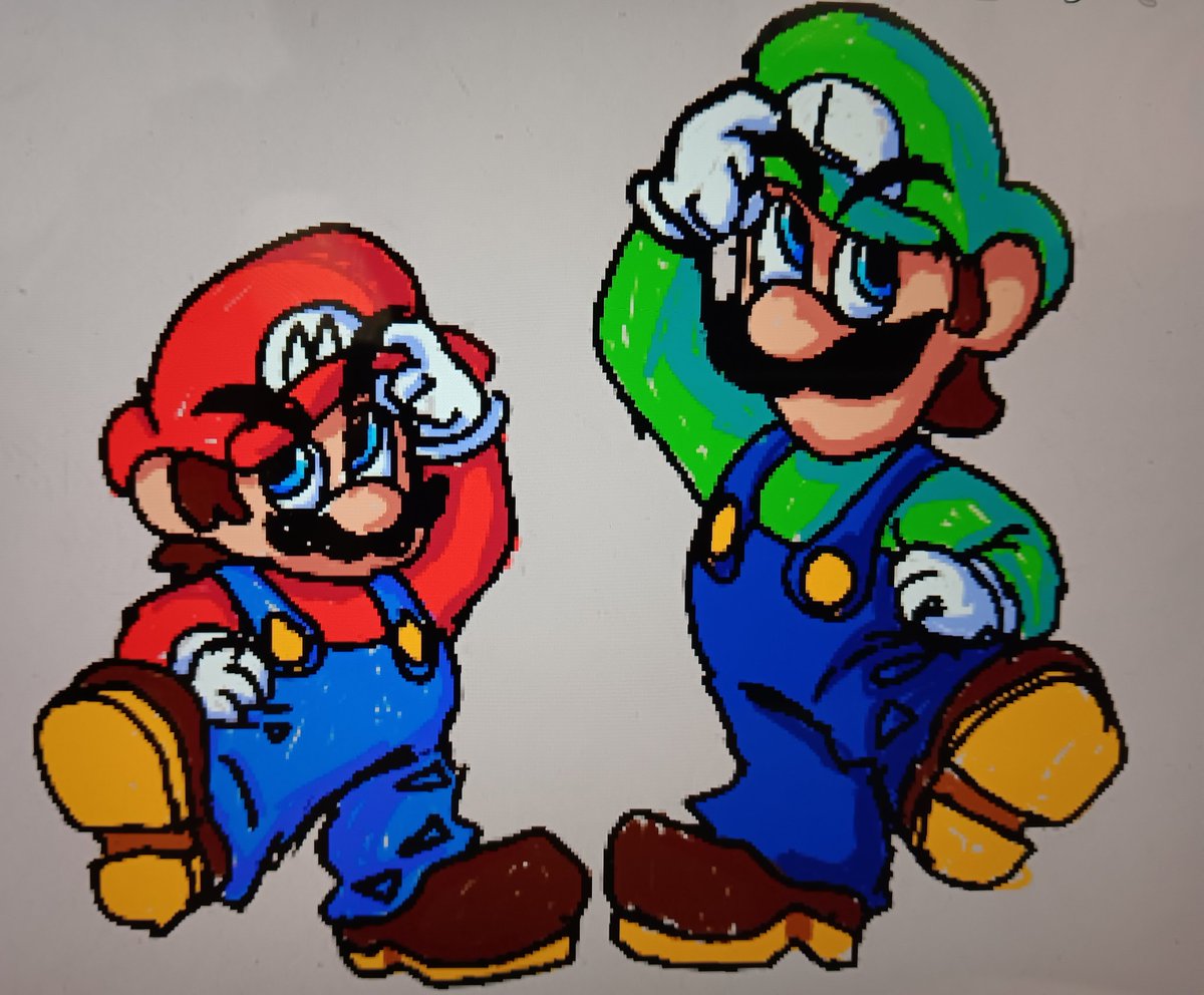 The Mareo bros #marioandluigi #Mario #Luigi #MarioBros #MarioBrothers
