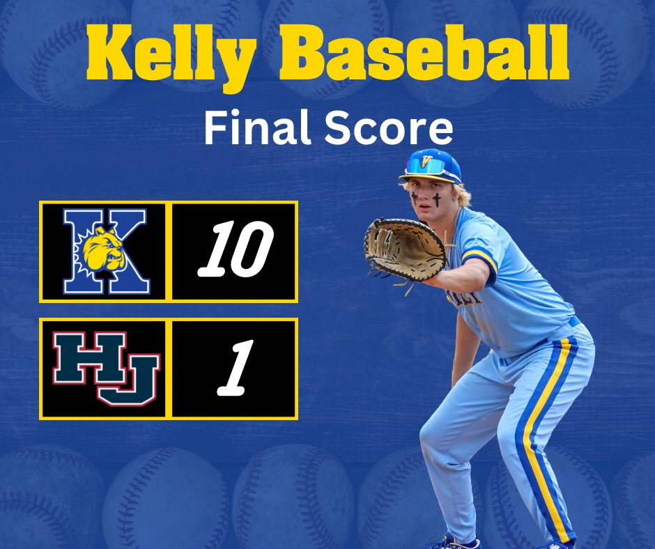 MKCHS_Athletics's tweet photo. Final from last night: 

Kelly baseball sweeps HJ! 

JV taking a 15-0 win and Varsity with a 10-1 win! 

Go Dawgs! ⚾️ https://t.co/bjfhVE0bo3